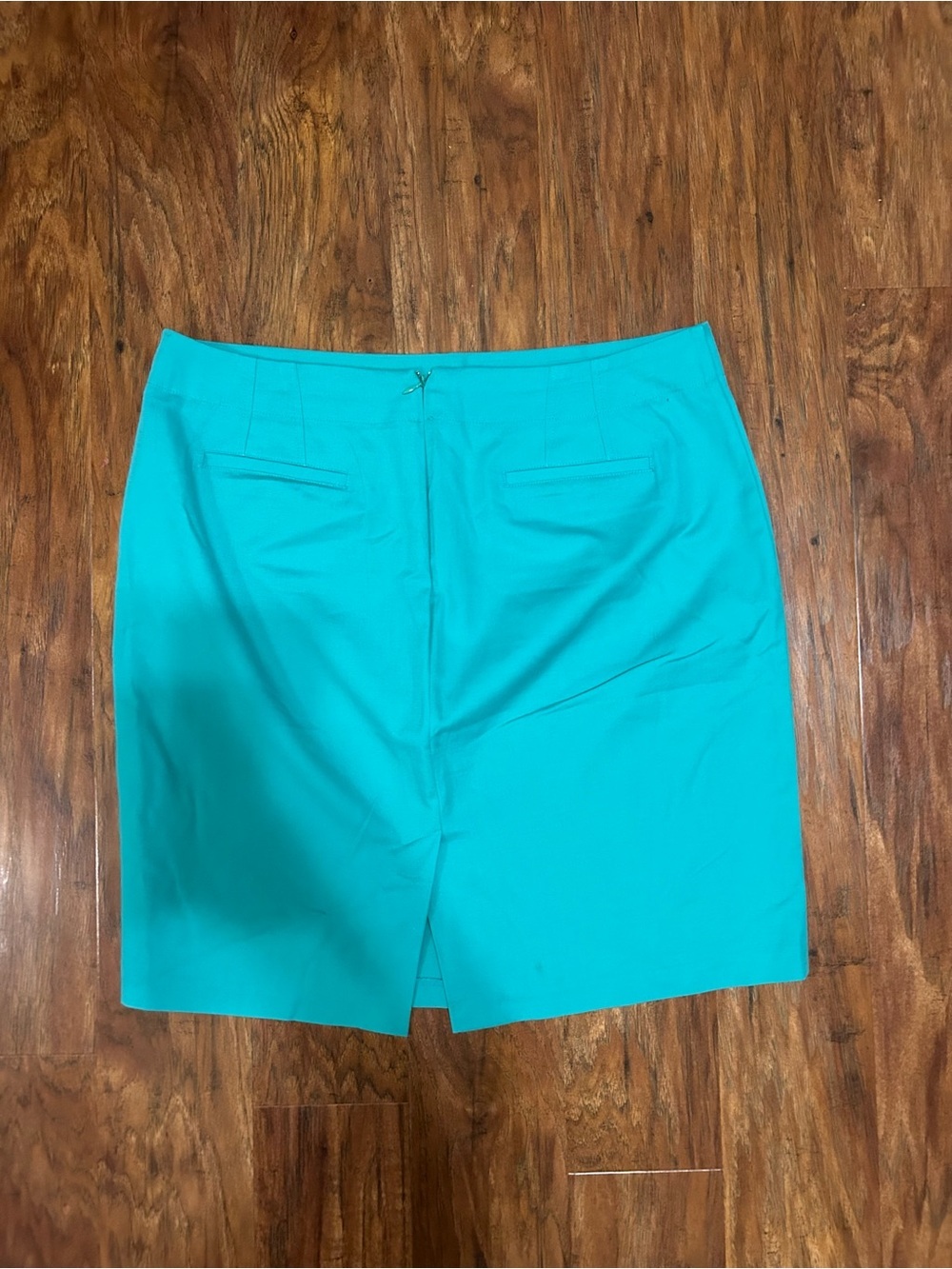 Teal Pencil Skirt Back Zipper Legally Blonde Inspired Work Casual - Picture 6 of 9